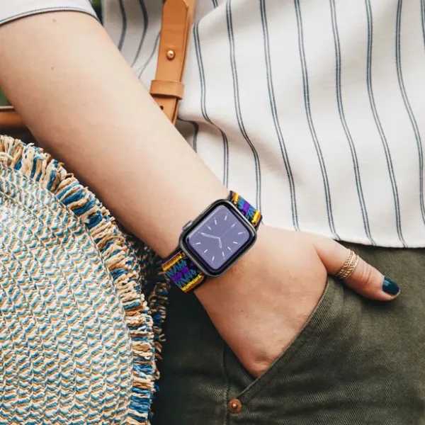 Innocent Sport Fit Apple Watch Band 40/41/42mm - Purple/Blue Folk
