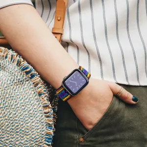 Innocent Sport Fit Apple Watch Band 40/41/42mm - Purple/Blue Folk