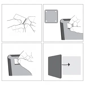 Magnetická tabuľa Nobo 36x36cm modrá