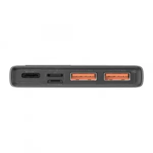 Kovová power banka Baseus Adaman, 10 000 mAh, 22,5 W (čierna) 037573