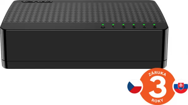Tenda SG105M 5-portový Gigabit Ethernet Switch, 10/100/1000Mbps, Plast, Desktop