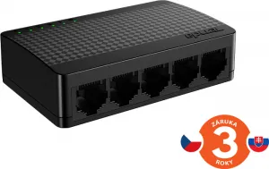 Tenda SG105M 5-portový Gigabit Ethernet Switch, 10/100/1000Mbps, Plast, Desktop