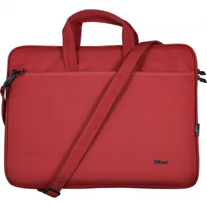 TRUST 16" Bologna Slim Laptop Bag Eco, červená