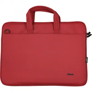 TRUST 16" Bologna Slim Laptop Bag Eco, červená