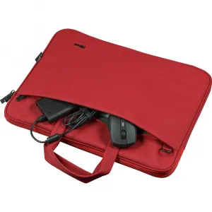 TRUST 16" Bologna Slim Laptop Bag Eco, červená