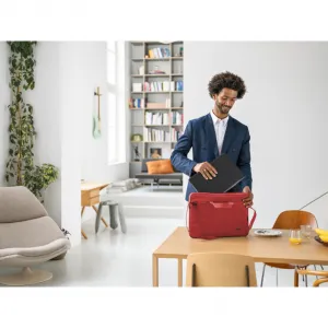 TRUST 16" Bologna Slim Laptop Bag Eco, červená