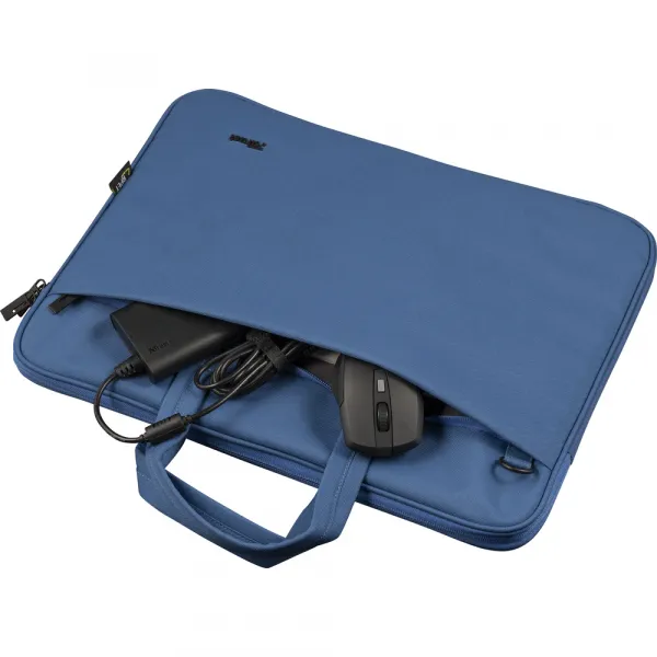 TRUST Taška na notebook 16" Bologna Slim Laptop Bag Eco, modrá