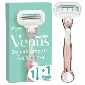 Gillette Venus Deluxe Smooth Sensitive Rosegold holiaci strojček + náhradná hlavica 1 ks