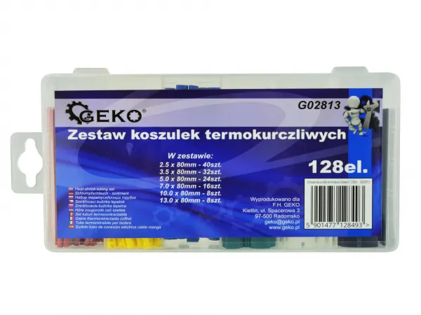 Geko Sada zmršťovacých bužírok 128ks