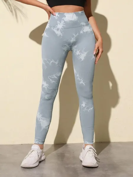 Push-up legíny calypso svetlo sivé Veľkosť: S