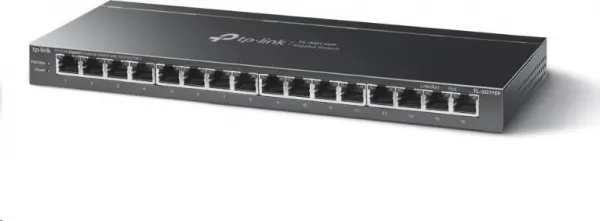 TP-Link switch TL-SG116P (16xGbE, 16xPoE+, 120W, fanless)