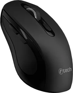 Myš C-TECH WLM-12 Dual mode, bezdrátová, BT5.0 + 2,4GHz, 1600DPI, 6 tlačítek, USB nano receiver, černá