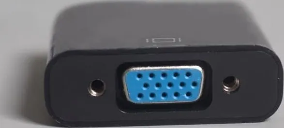 PremiumCord převodník HDMI na VGA se zvukem 3,5mm stereo jack, černá