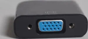 PremiumCord převodník HDMI na VGA se zvukem 3,5mm stereo jack, černá