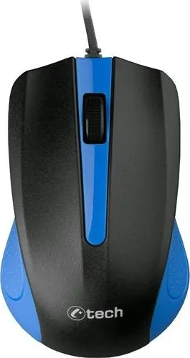 Myš C-TECH WM-01, modrá, USB
