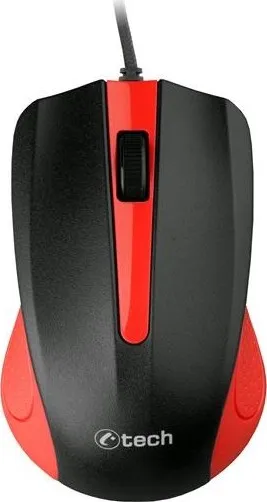 Myš C-TECH WM-01, červená, USB