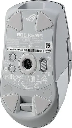 Herná bezdrôtová myš ASUS ROG Keris Aimpoint Lightweight RGB, biela 90MP02V0-BMUA10