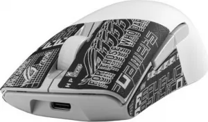 Herná bezdrôtová myš ASUS ROG Keris Aimpoint Lightweight RGB, biela 90MP02V0-BMUA10