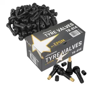 REDATS Ventily pre bezdušové kolesá TR414 FIVESTARS PRO EPDM 100ks