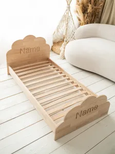 Woodisio Posteľ MOJA buk Farba: Prírodné drevo, Variant: 200 x 90