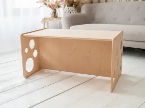 Woodisio Stolička TARA  mini / midi / maxi Farba: Prírodné drevo, Variant: Maxi
