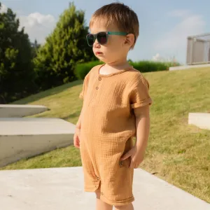 Letný mušelínový overal pre deti - rôzne farby | MOYO Farba: Blue, Veľkosť: 92/98