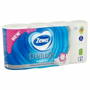 Zewa Deluxe Delicate Care toaletný papier 3-vrstvový 8 ks