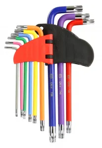 Kľúč torx sada 9 dielna T10 - T50