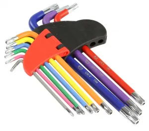 Kľúč torx sada 9 dielna T10 - T50