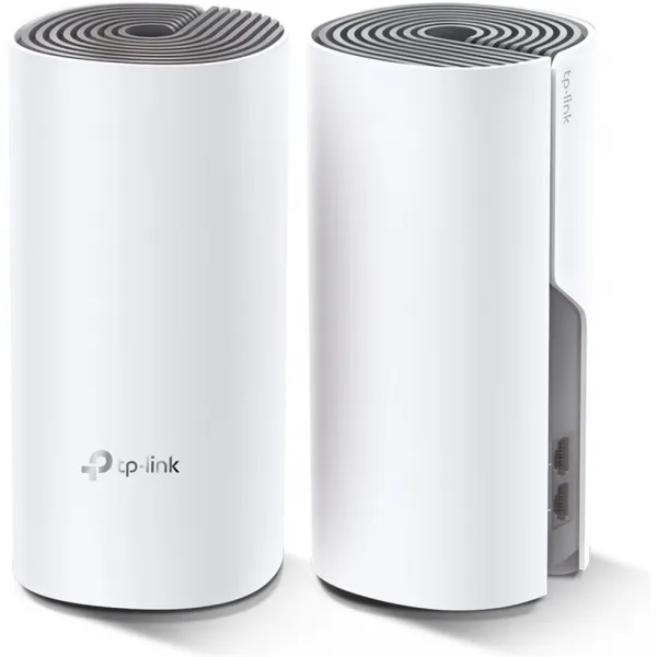 TP-Link AC1200 Whole-home Mesh WiFi System Deco E4(2-pack), 2x10/100 RJ45