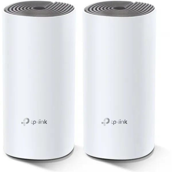 TP-Link AC1200 Whole-home Mesh WiFi System Deco E4(2-pack), 2x10/100 RJ45
