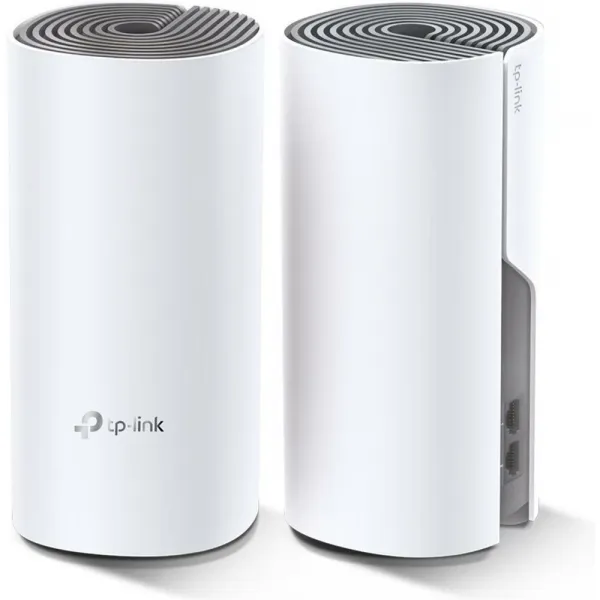 TP-Link AC1200 Whole-home Mesh WiFi System Deco E4(2-pack), 2x10/100 RJ45