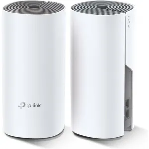 TP-Link AC1200 Whole-home Mesh WiFi System Deco E4(2-pack), 2x10/100 RJ45