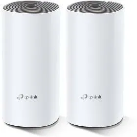 TP-Link AC1200 Whole-home Mesh WiFi System Deco E4(2-pack), 2x10/100 RJ45