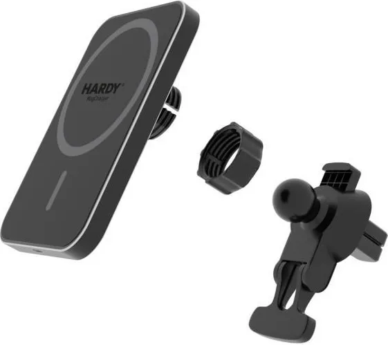 3mk držák do auta Hardy MagCharger, 15W bezdrátové nabíjení, MagSafe