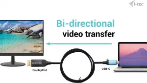 i-tec USB-C DisplayPort Bi-Directional Cable Adapter 8K/30Hz 150cm