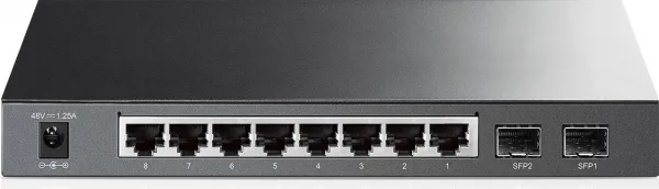 tp-link TL-SG2210P, 10 portový gigabitový inteligentný switch JetStream s 8 portami PoE+ TL-SG2210P