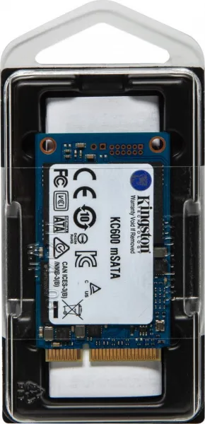 SSD Kingston 1024GB KC600 SATA3 mSATA (R:550, W:500MB/s)