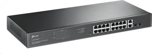 TP-Link CCTV Easy Smart switch TL-SG1218MPE (16xGbE, 2xGbE/2xSFP combo, 16xPoE+, 250W)
