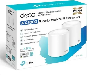 TP-Link Deco X50(2-pack) WiFi6 Mesh (AX3000,2,4GHz/5GHz,3xGbELAN/WAN)