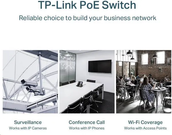TP-Link CCTV Easy Smart switch TL-SG1218MPE (16xGbE, 2xGbE/2xSFP combo, 16xPoE+, 250W)