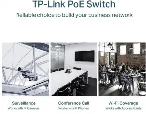 TP-Link CCTV Easy Smart switch TL-SG1218MPE (16xGbE, 2xGbE/2xSFP combo, 16xPoE+, 250W)