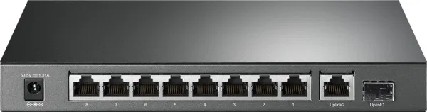 TP-Link CCTV switch TL-SG1210P (8xGbE, 1xGbE uplink, 1xSFP, 8xPoE+, 63W, fanless)