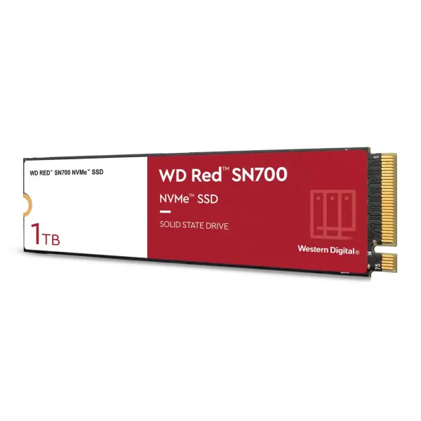 WD RED NVMe SSD 1TB PCIe SN700, Geb3 8GB/s, (R:3430/W:3000 MB/s) TBW 2000