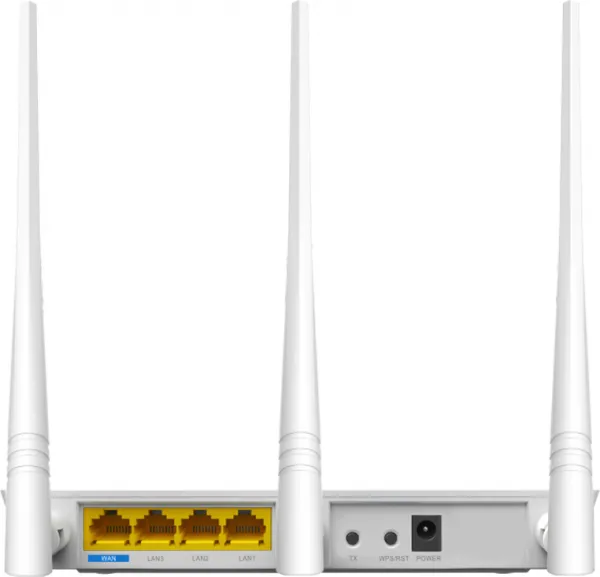 Tenda F303 (F3) Wireless-N Router 802.11b/g/n,300Mbps, 1xWAN, 3xLAN, 3xFix. Mravec. 5dBi