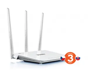 Tenda F303 (F3) Wireless-N Router 802.11b/g/n,300Mbps, 1xWAN, 3xLAN, 3xFix. Mravec. 5dBi