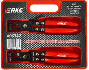 VERKE Kliešte na upínacie pásky 2ks