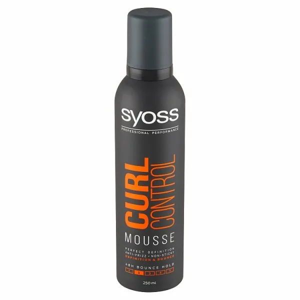 Syoss Curl Control penové tužidlo pre prirodzenú fixáciu 250 ml
