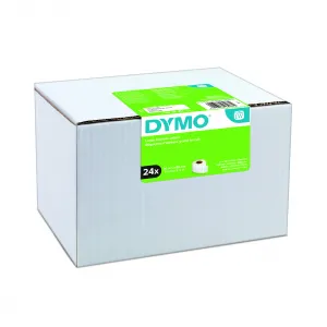 Dymo papierové štítky 89mm x 36mm, biele, veľké, 24 x 260 ks, S0722390 S0722390