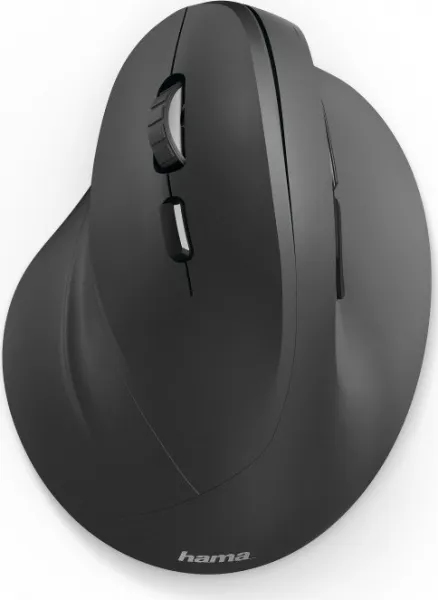 Vertikálna ergonomická bezdrôtová myš Hama EMW-500L, ľavá, čierna